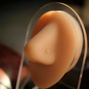 Piercing para nariz de oro 14k