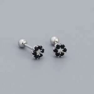 Piercing de plata 9,25 flor