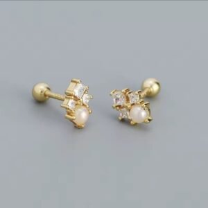 Piercing plata (Baño oro)