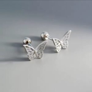 Piercing plata 9,25 Mariposa