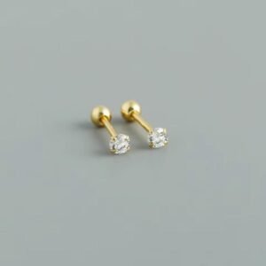 Piercing plata (Baño oro)