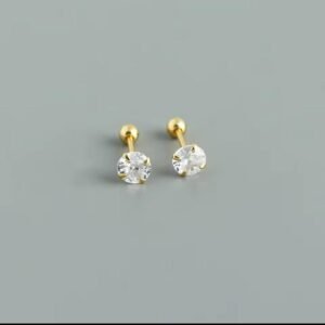 Piercing plata (Baño oro)
