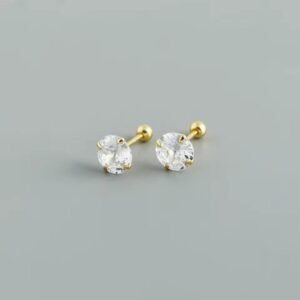 Piercing plata (Baño oro)