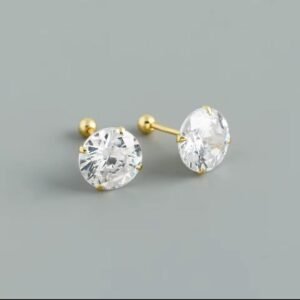 Piercing plata (Baño oro)