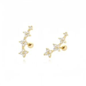 Piercing de plata (Baño oro)