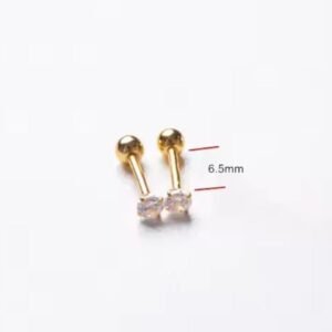 Piercing de plata (Baño oro)