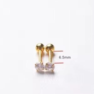Piercing de plata (Baño oro)