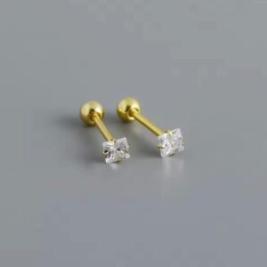Piercing de plata (Baño oro)