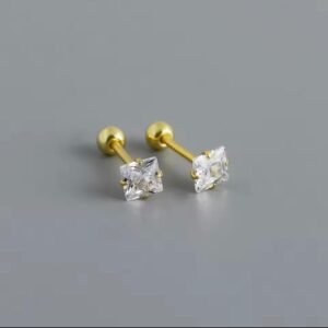 Piercing de plata (Baño oro)