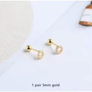 Piercing de plata (Baño oro)